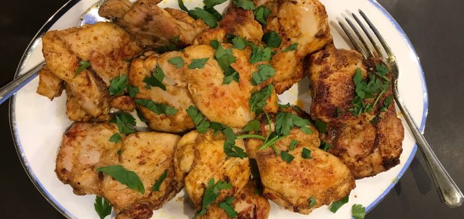 Easy mixed spice chicken thighs – Igluu Meal Prep