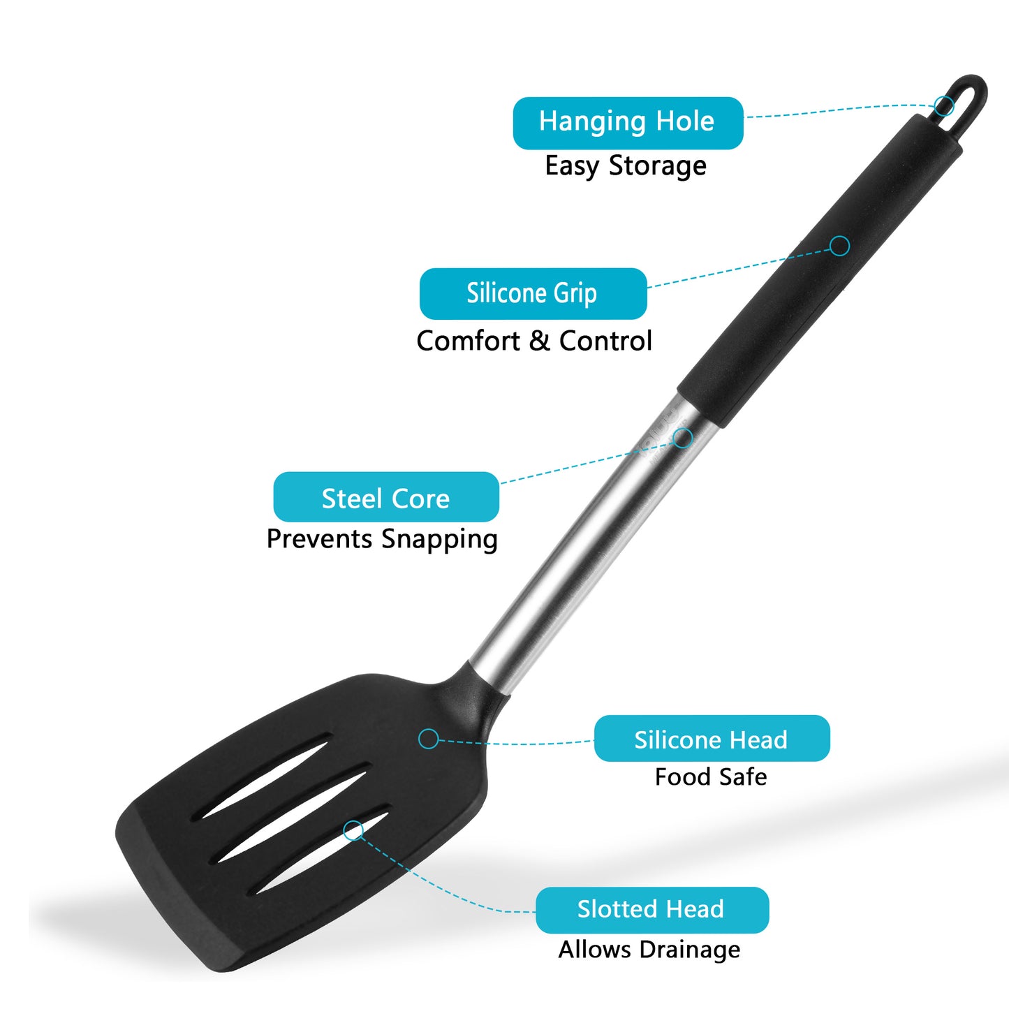 Silicone Slotted Spatula