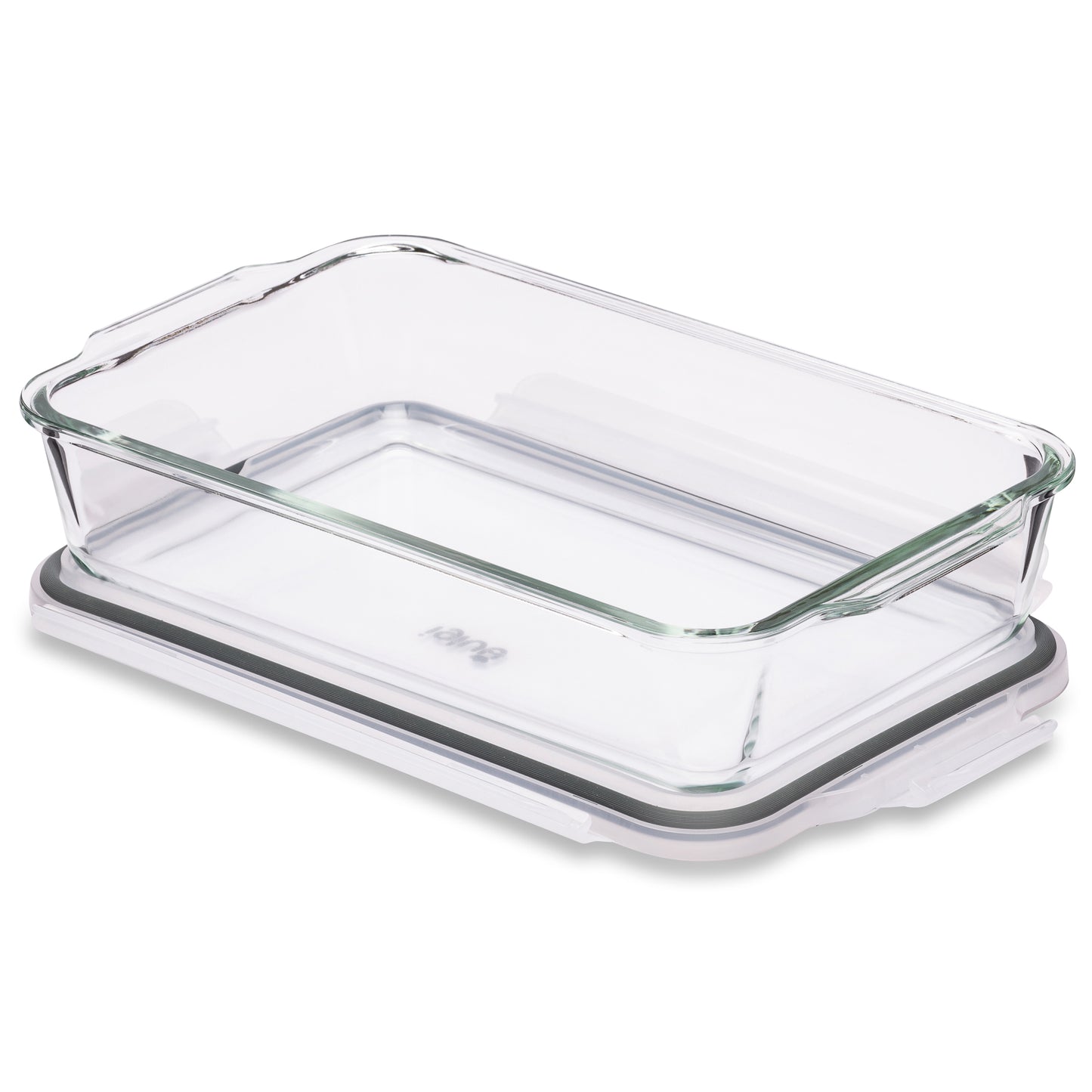 Piatto per lasagne in vetro con coperchio - 2,2 litri